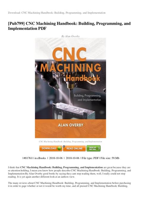 cnc machines and automation book free download|cnc programming handbook pdf download.